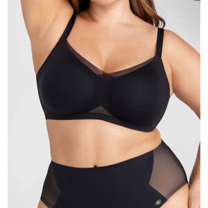 Honeylove Liftwear Bra in Runway Size XL Black Wireless Comfort #783